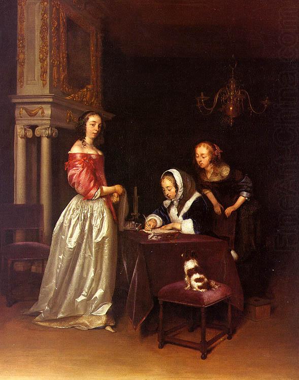 Gerard Ter Borch Curiosity china oil painting image